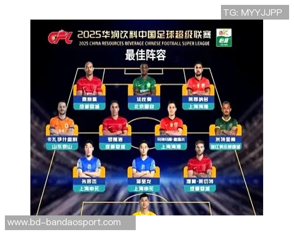 2025赛季中超最佳阵容揭晓法比奥领衔穆斯卡特执教瓦科入选
